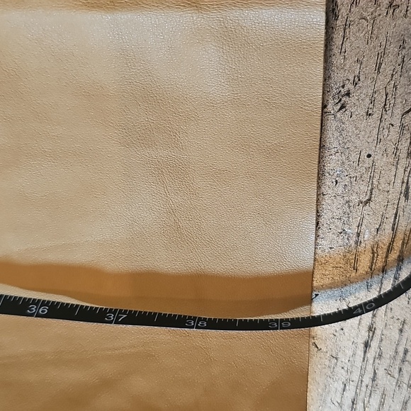 Tory Burch Tan Lamb Leather Dress Size 4 - Picture 6 of 10